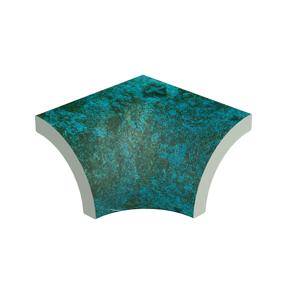Bassengflis Innvendig Gjæring Ocean Grønn Matt 8x8 cm